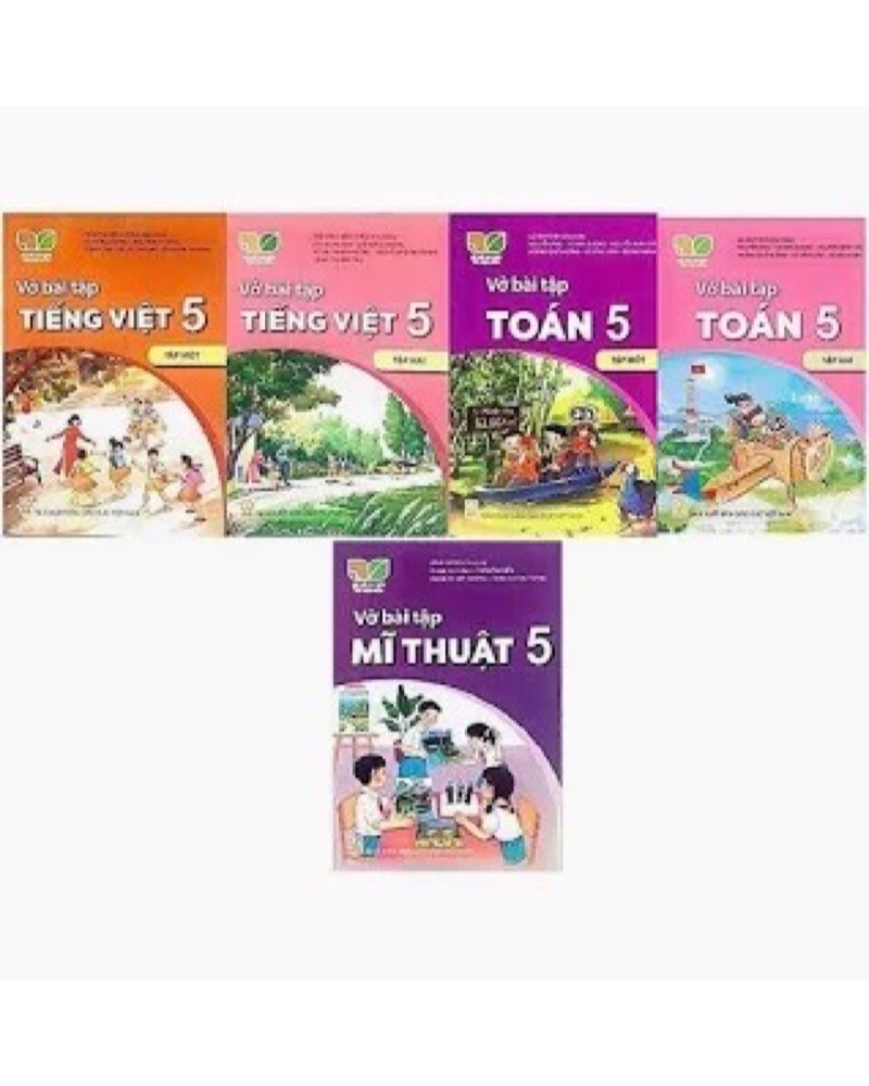 Sách bài tập toán tiểu học bộ 5 quyển